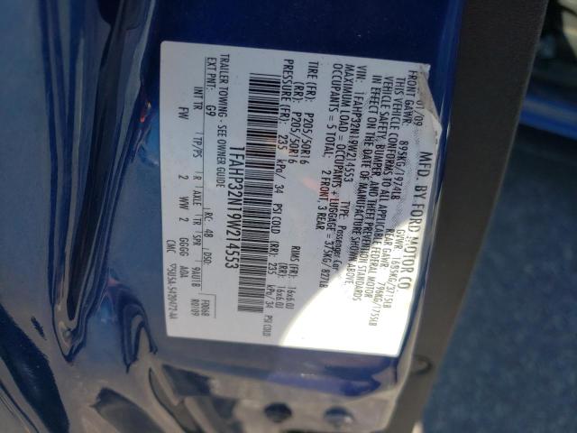 Photo 10 from auction – 2009 FORD FOCUS SE with VIN 1FAHP32N19W214553
