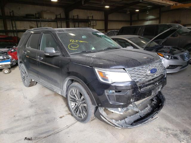 FORD EXPLORER P 2018 with VIN 1FM5K8HT3JGC72043 - Photo from auction