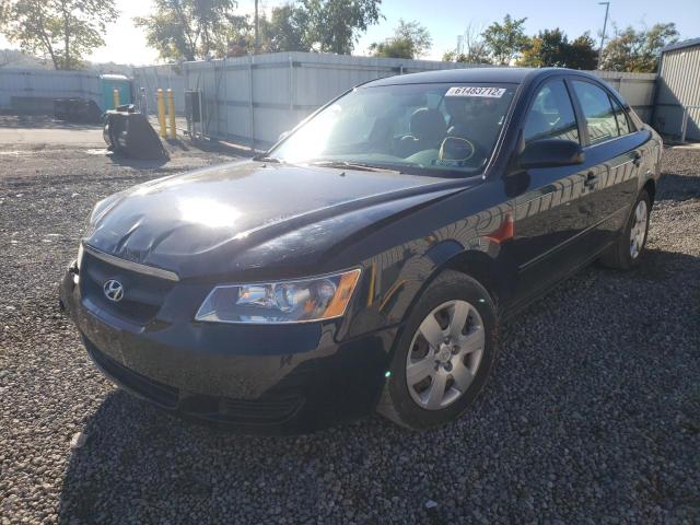Photo 2 from auction – 2008 HYUNDAI SONATA GLS with VIN 5NPET46F28H327255
