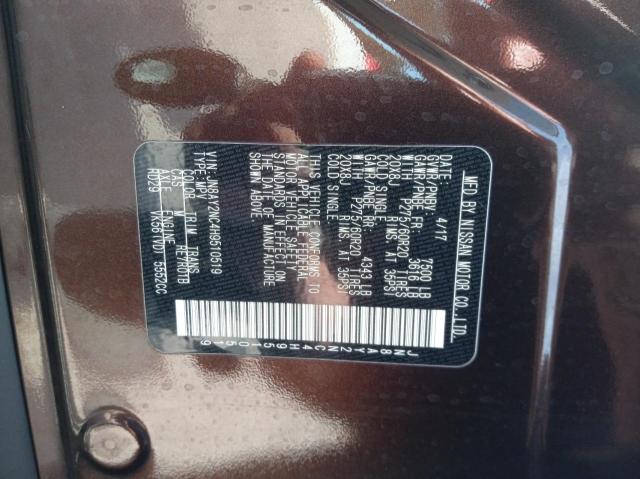 Photo 10 from auction – 2017 NISSAN ARMADA SV with VIN JN8AY2NC4H9510519