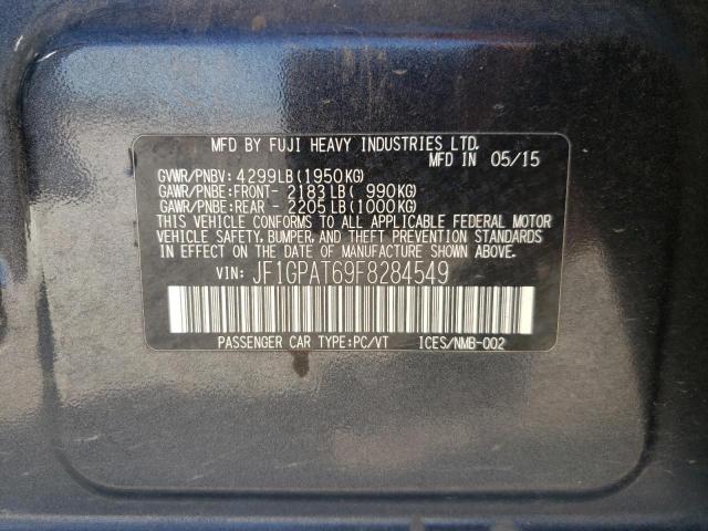 Photo 10 from auction – 2015 SUBARU IMPREZA SP with VIN JF1GPAT69F8284549