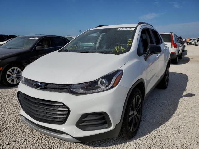Photo 2 from auction – 2021 CHEVROLET TRAX 1LT with VIN KL7CJPSB6MB353089