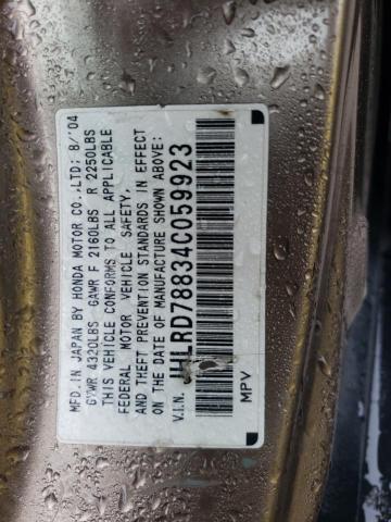 Photo 10 from auction – 2004 HONDA CR-V EX with VIN JHLRD78834C059923
