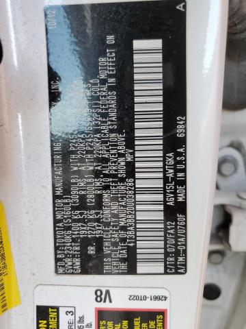 Photo 10 from auction – 2013 TOYOTA VENZA LE with VIN 4T3BA3BB2DU038286