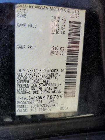 Photo 10 from auction – 2013 NISSAN ALTIMA 2.5 with VIN 1N4AL3AP8DN478769