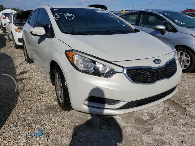 KIA FORTE LX 2014 with VIN KNAFK4A64E5145855 - Photo from auction