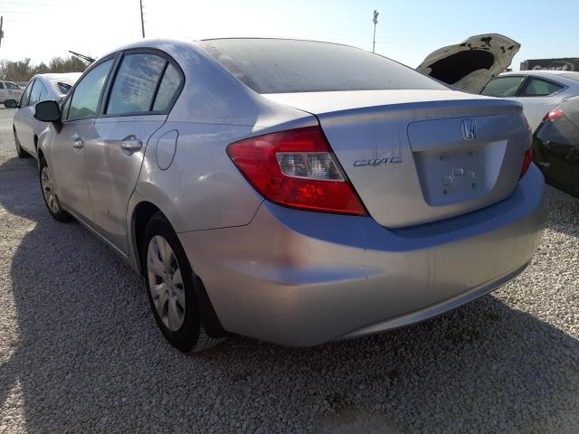 Photo 3 from auction – 2012 HONDA CIVIC LX with VIN 19XFB2F58CE061501