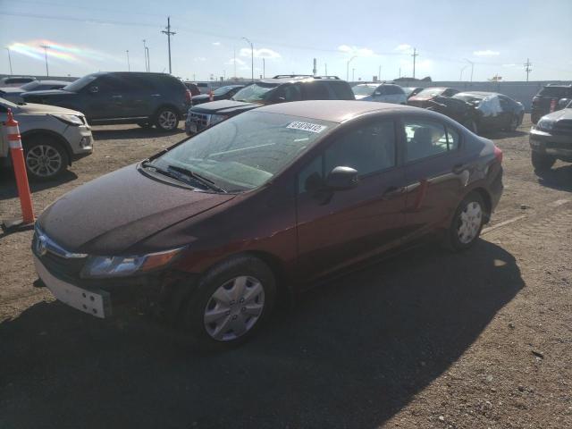 Photo 2 from auction – 2012 HONDA CIVIC LX with VIN 19XFB2F50CE101392