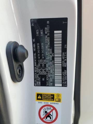 Photo 10 from auction – 2019 TOYOTA HIGHLANDER with VIN 5TDDZRFH4KS991129