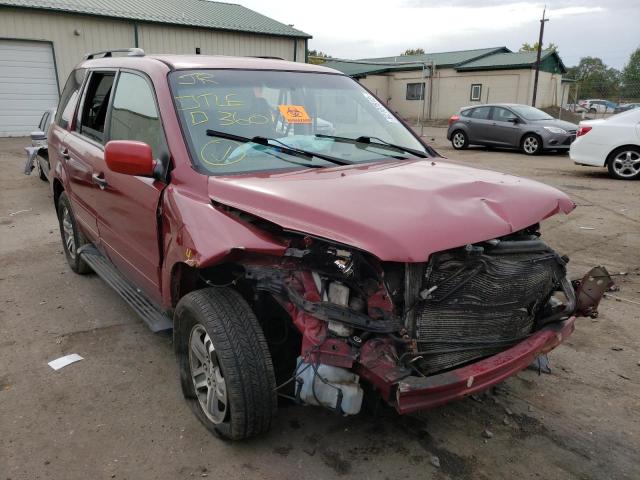 HONDA PILOT EXL 2004 with VIN 2HKYF18584H526022 - Photo from auction