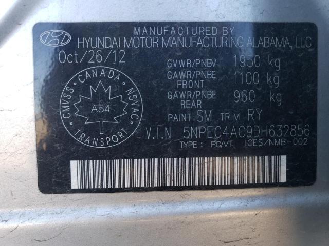 Photo 10 from auction – 2013 HYUNDAI SONATA SE with VIN 5NPEC4AC9DH632856