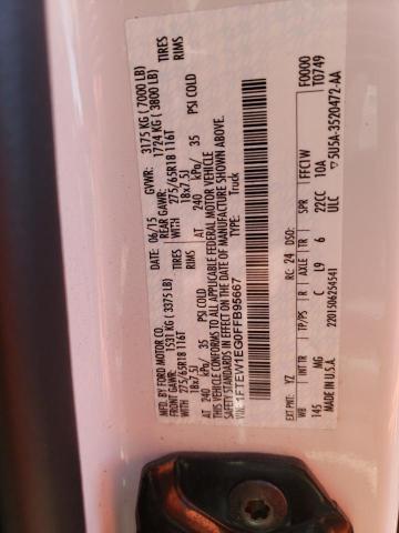 Photo 10 from auction – 2015 FORD F150 SUPER with VIN 1FTEW1EG0FFB95667