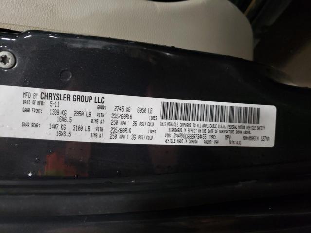 Photo 10 from auction – 2011 CHRYSLER TOWN & COU with VIN 2A4RR8DG8BR734455