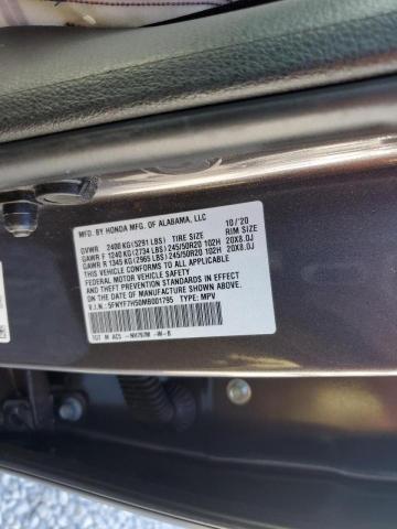 Photo 10 from auction – 2021 HONDA PASSPORT E with VIN 5FNYF7H50MB001795