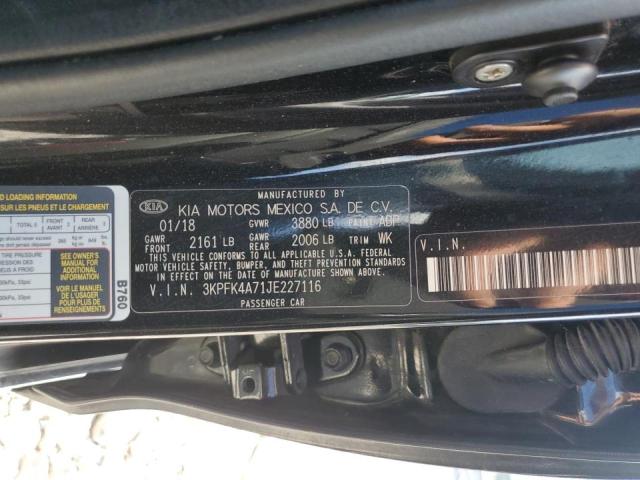Photo 10 from auction – 2018 KIA FORTE LX with VIN 3KPFK4A71JE227116