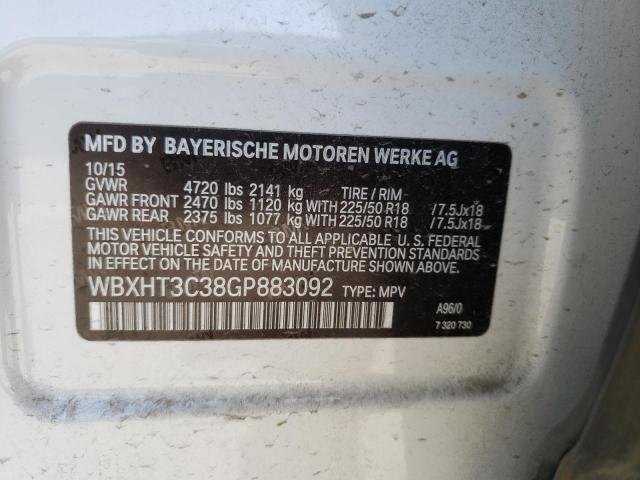 Photo 10 from auction – 2016 BMW X1 XDRIVE2 with VIN WBXHT3C38GP883092