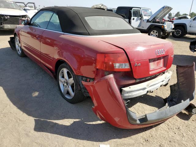 Photo 3 from auction – 2004 AUDI A4 1.8 CAB with VIN WAUAC48H94K015620