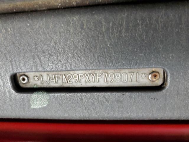 Photo 10 from auction – 2000 JEEP WRANGLER / with VIN 1J4FA29PXYP798071