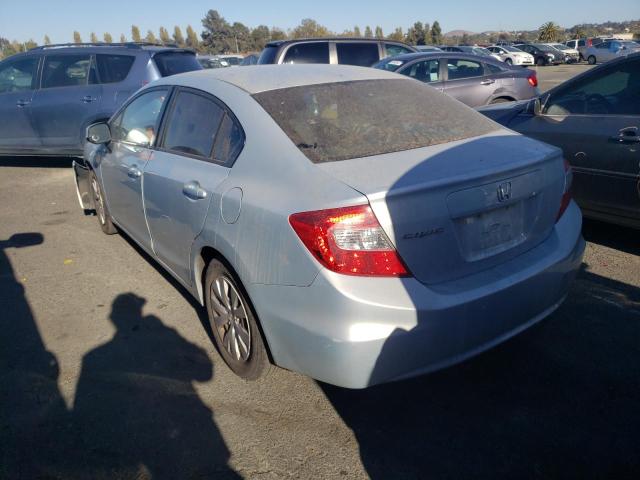 Photo 3 from auction – 2012 HONDA CIVIC LX with VIN 2HGFB2E50CH514663