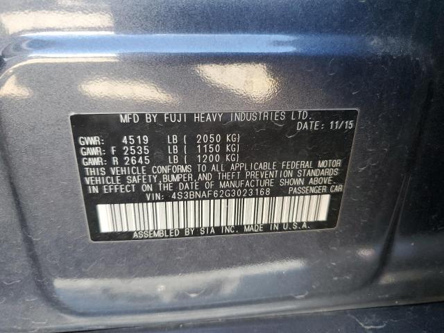 Photo 10 from auction – 2016 SUBARU LEGACY 2.5 with VIN 4S3BNAF62G3023168