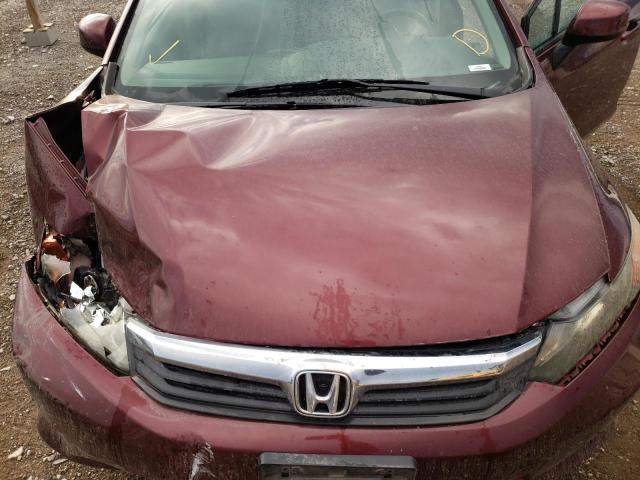 Photo 7 from auction – 2012 HONDA CIVIC LX with VIN 19XFB2F56CE036810