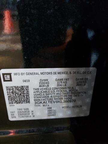 Photo 10 from auction – 2019 GMC TERRAIN SL with VIN 3GKALTEV8KL360970