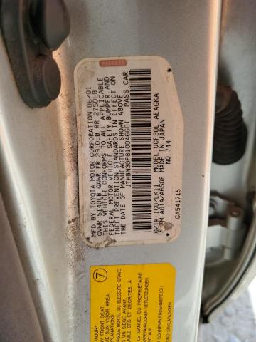 Photo 10 from auction – 2001 LEXUS LS 430 with VIN JTHBN30F810046661