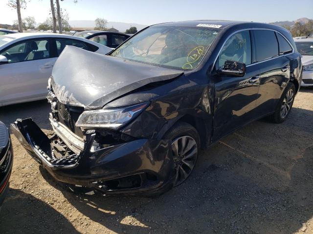 Photo 2 from auction – 2015 ACURA MDX TECHNO with VIN 5FRYD4H49FB019919