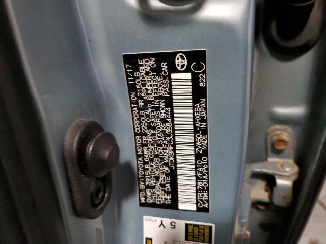 Photo 10 from auction – 2018 TOYOTA PRIUS with VIN JTDKBRFU3J3584444