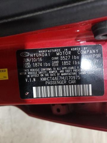Photo 10 from auction – 2017 HYUNDAI ACCENT with VIN KMHCT4AE7HU170975