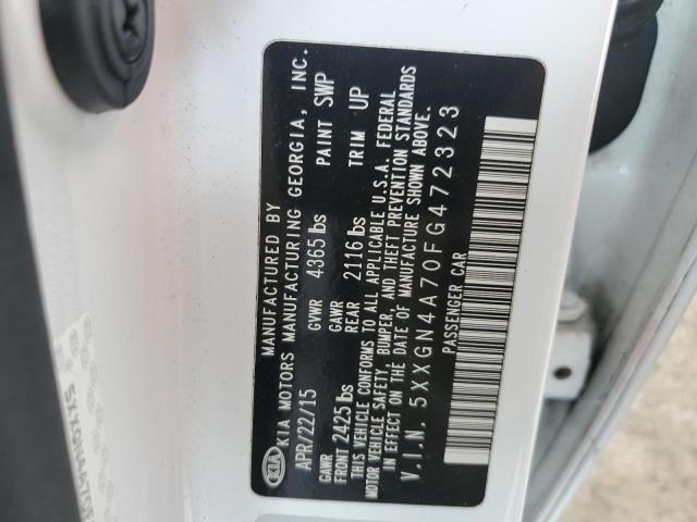 Photo 10 from auction – 2015 KIA OPTIMA EX with VIN 5XXGN4A70FG472323