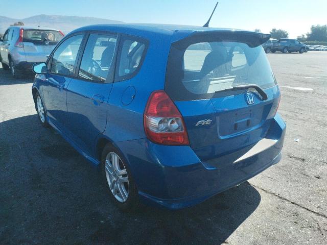 Photo 3 from auction – 2007 HONDA FIT S with VIN JHMGD38697S056013