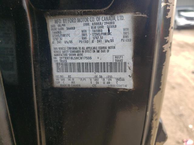Photo 10 from auction – 1999 FORD F150 with VIN 2FTRX18L5XCB17535