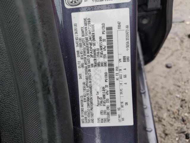 Photo 10 from auction – 2012 FORD FIESTA SE with VIN 3FADP4EJ4CM172593