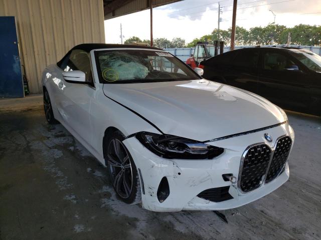 BMW 430I 2022 with VIN WBA23AT00NCJ14018 - Photo from auction