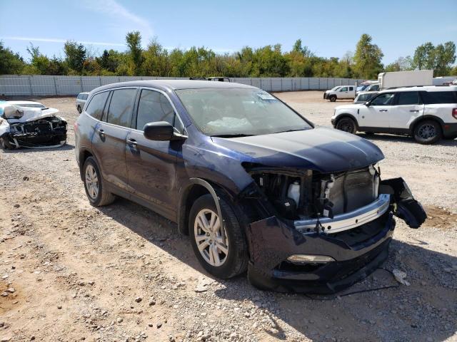 HONDA PILOT LX 2018 with VIN 5FNYF5H1XJB033702 - Photo from auction