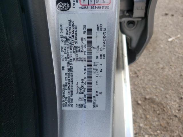 Photo 10 from auction – 2015 FORD FIESTA S with VIN 3FADP4AJ4FM225027