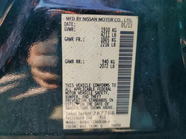 Photo 10 from auction – 2013 NISSAN ALTIMA 2.5 with VIN 1N4AL3AP6DC287766