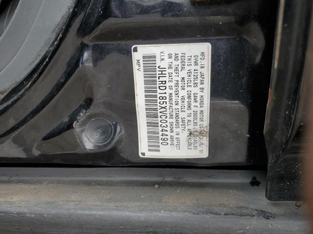 Photo 10 from auction – 1997 HONDA CR-V LX with VIN JHLRD185XVC034490
