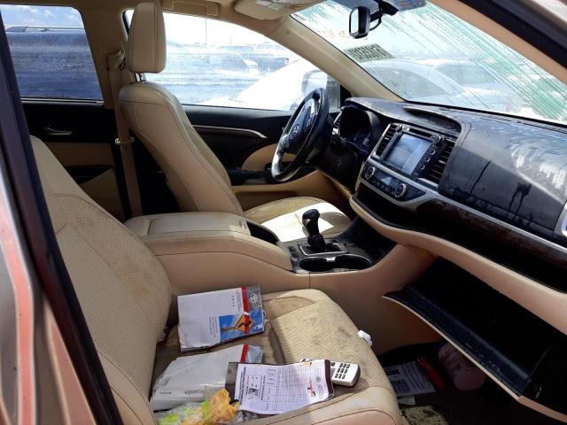 Photo 5 from auction – 2014 TOYOTA HIGHLANDER with VIN 5TDYKRFH5ES012776