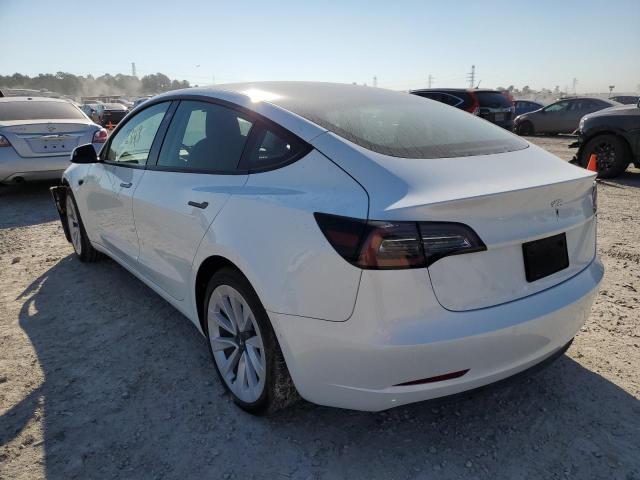 Photo 3 from auction – 2022 TESLA MODEL 3 with VIN 5YJ3E1EA1NF205664