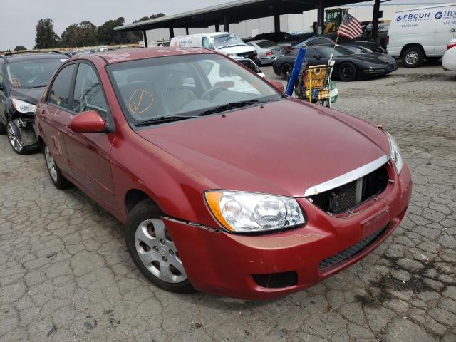 KIA SPECTRA EX 2008 with VIN KNAFE121285540324 - Photo from auction