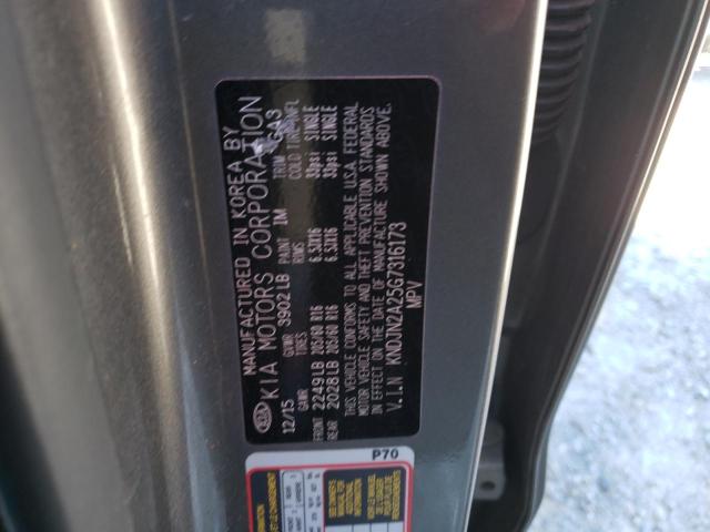 Photo 10 from auction – 2016 KIA SOUL with VIN KNDJN2A25G7316173