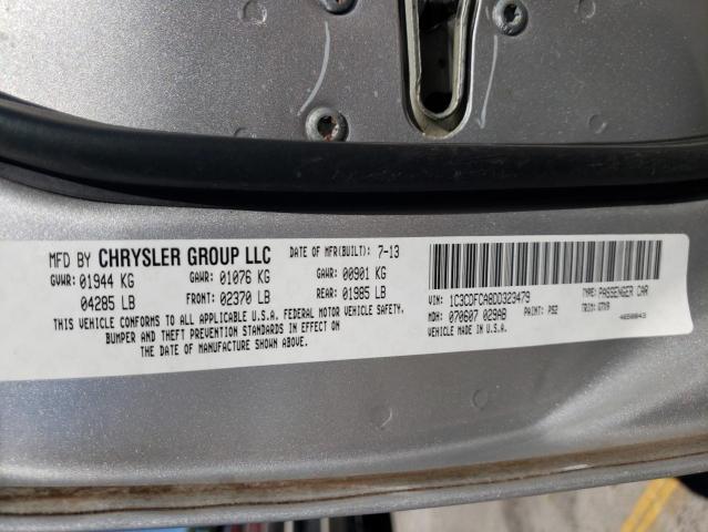 Photo 10 from auction – 2013 DODGE DART LIMIT with VIN 1C3CDFCA8DD323479