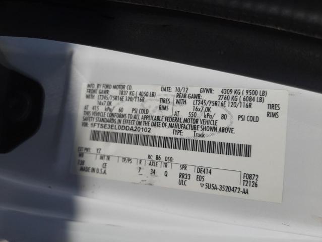 Photo 10 from auction – 2013 FORD ECONOLINE with VIN 1FTSE3EL0DDA20102