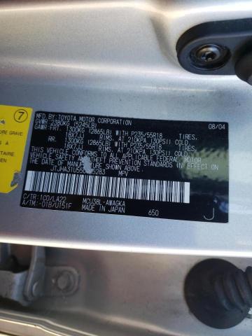 Photo 10 from auction – 2005 LEXUS RX 330 with VIN JTJHA31U550075283