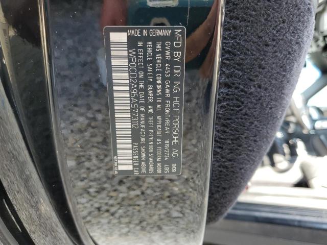 Photo 10 from auction – 2010 PORSCHE 911 TURBO with VIN WP0CD2A95AS773112