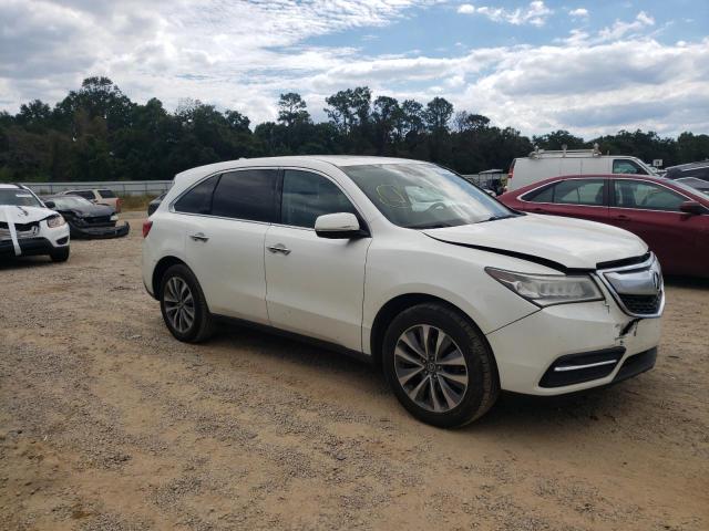 ACURA MDX TECHNO 2016 with VIN 5FRYD4H49GB014351 - Photo from auction