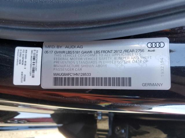 Photo 10 from auction – 2017 AUDI A6 PREMIUM with VIN WAUG8AFC1HN128533