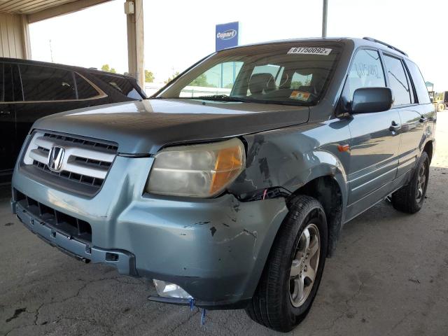 Photo 2 from auction – 2006 HONDA PILOT EX with VIN 2HKYF18566H528340
